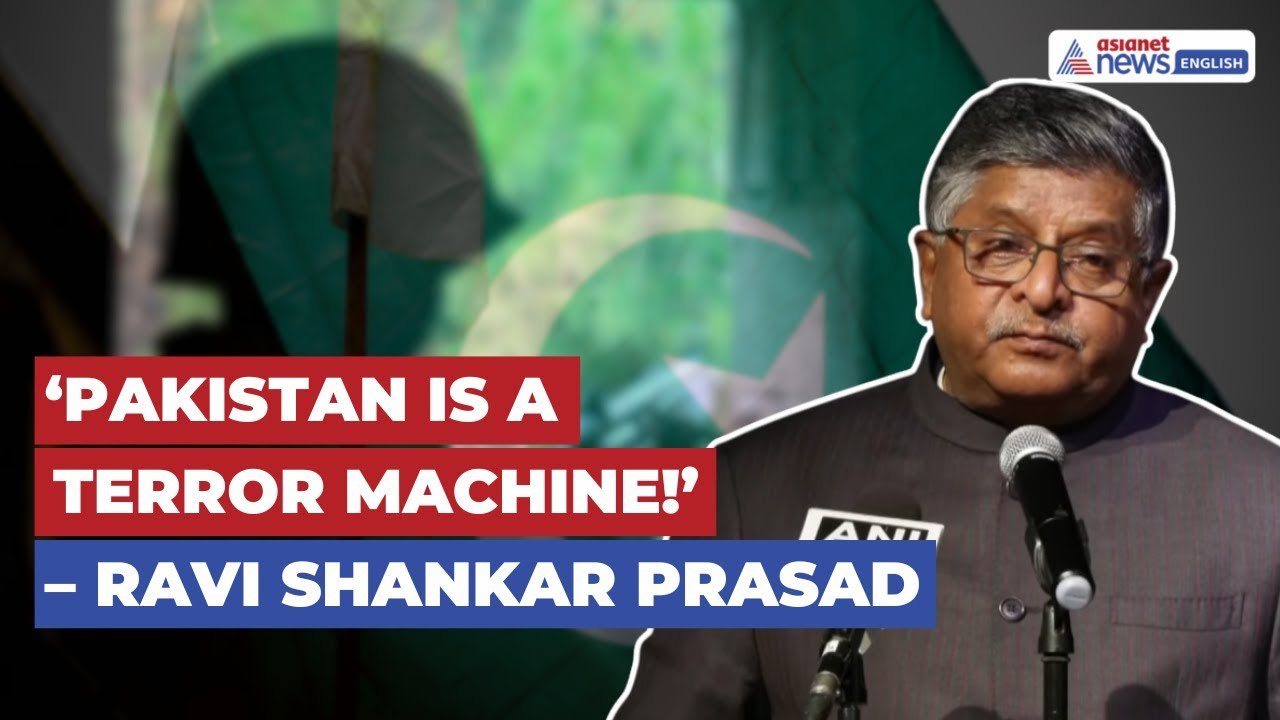 'Pakistan Is a Terror Machine!': BJP Leader Ravi Shankar Prasad