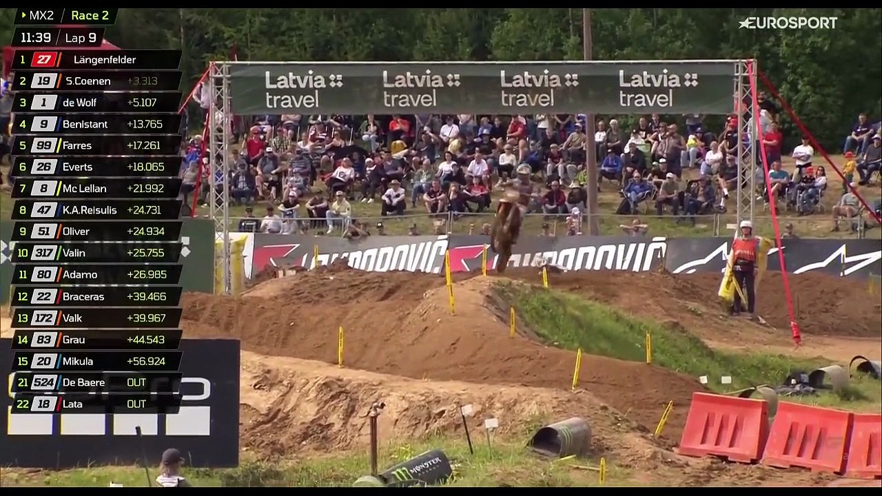 MXGP 2025. Round 11. Lativia. MX-2 Race 2