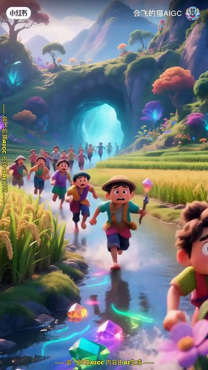 Baby sad story in village #animation #3danimation #cartoon