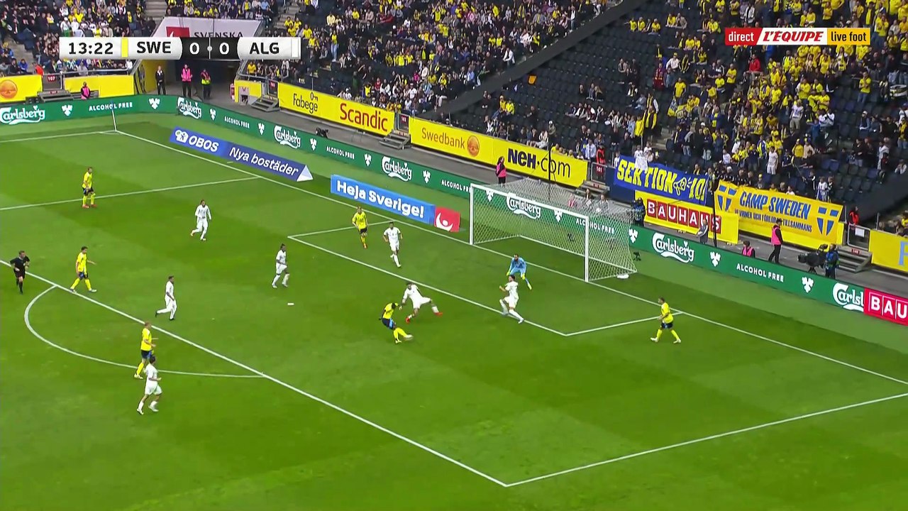 L'Algérie menée par la Suède - Foot - Matches amicaux