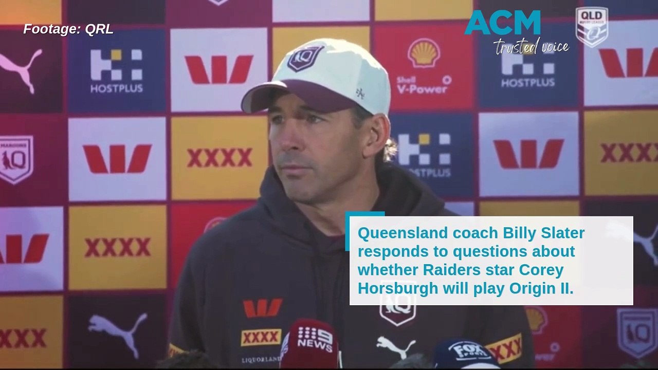 Slater discusses Horsburgh's Origin chances