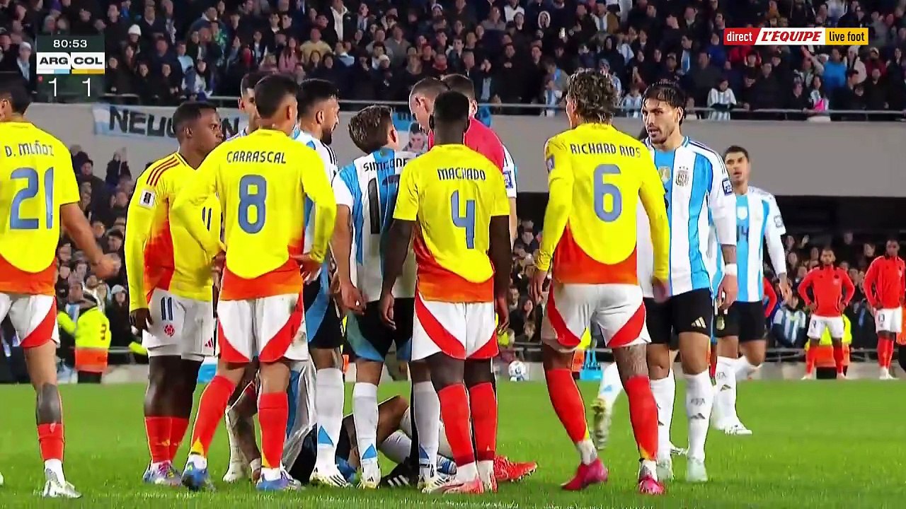 L'égalisation de Thiago Almada face à la Colombie - Foot - Qualif. Coupe du monde