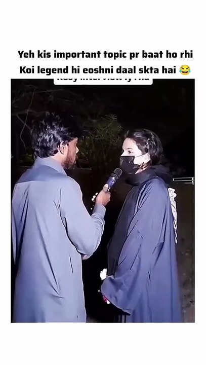 Street girl interview on road