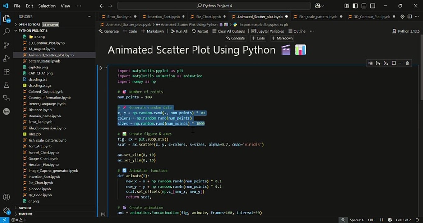 Create Amazing Animated Scatter Plots in Python