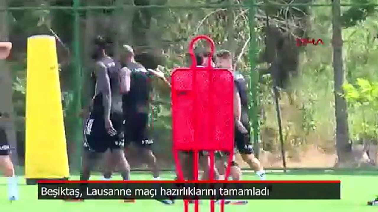 Beşiktaş, Lausanne maçı hazırlıklarını tamamlad