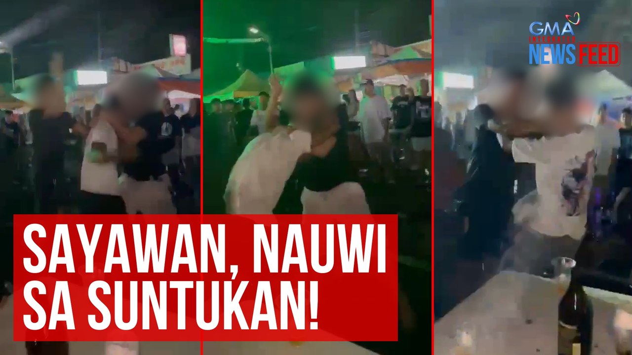 Sayawan, nauwi sa suntukan! | GMA Integrated Newsfeed