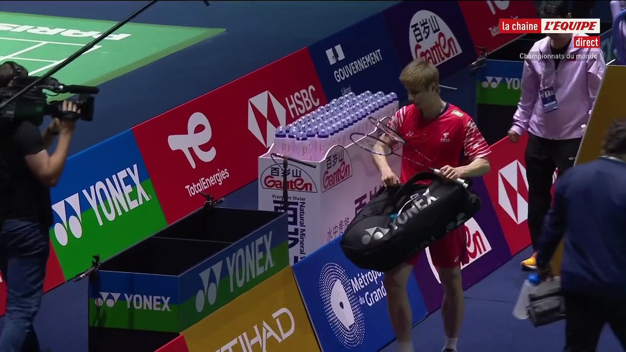 Le replay du 8e de Christo Popov - Badminton