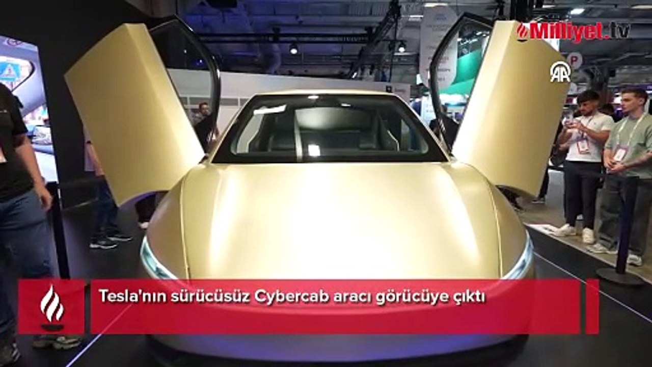 Tesla'nın sürücüsüz Cybercab aracı görücüye çıktı