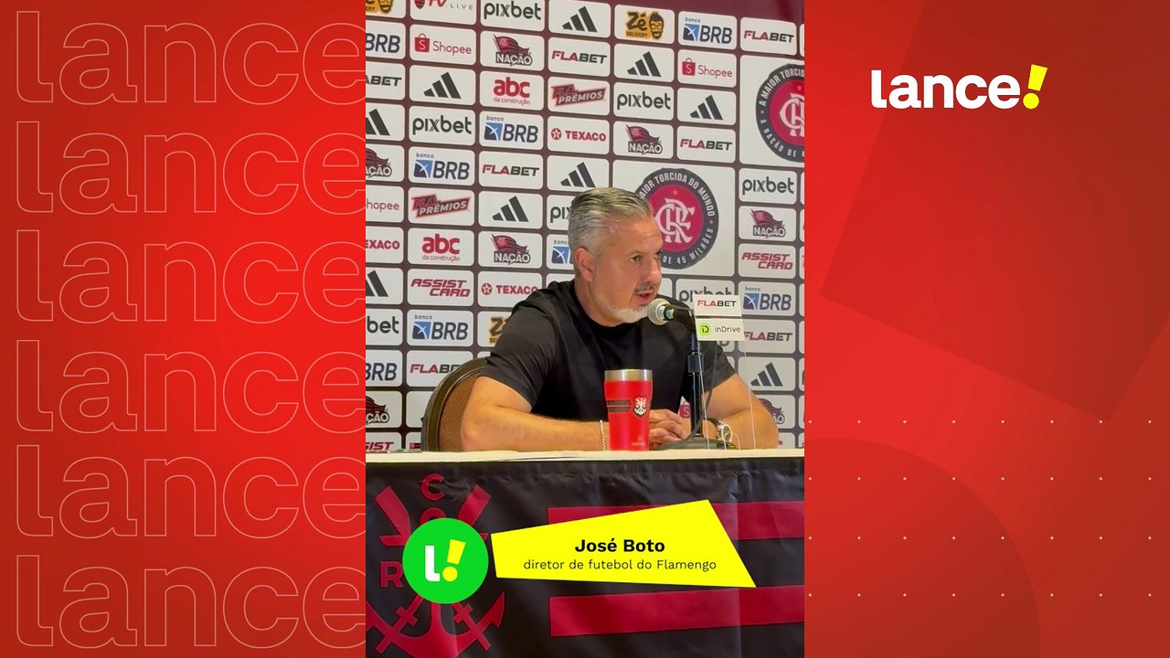 José Boto, diretor de futebol do Flamengo, comenta “caso Gerson”