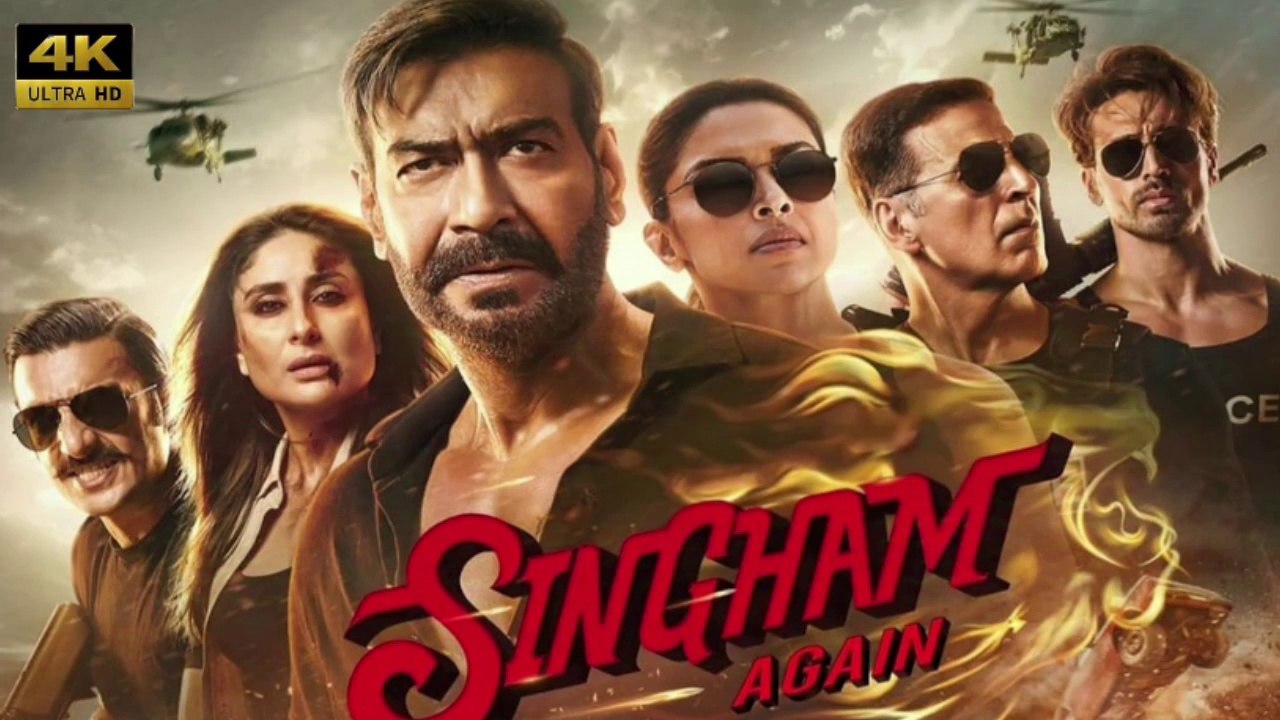 Singham Again (2025) | Full Hindi Dubbed South Movie | Action-Packed Blockbuster 🔥