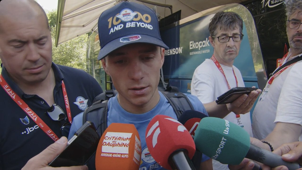Cycling - Critérium du Dauphiné 2025 - Remco Evenepoel : "I was having good legs until..."