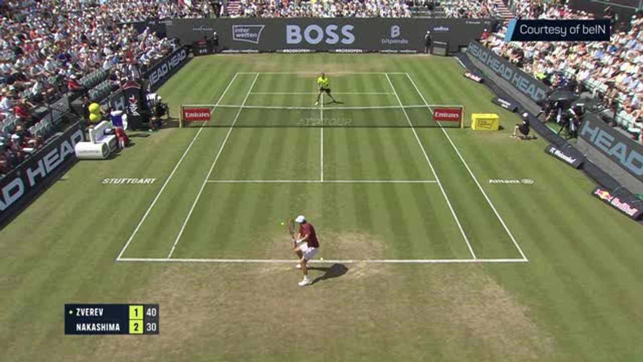 Nakashima no problem for Zverev who reaches semis in Stuttgart