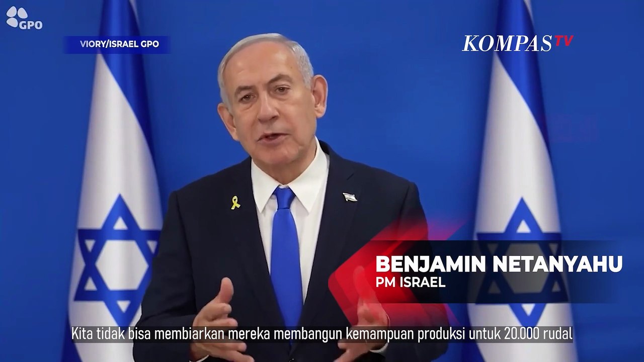 PM Netanyahu Buka Suara Usai Serangan Balik Iran, Bombardir Wilayah Israel!