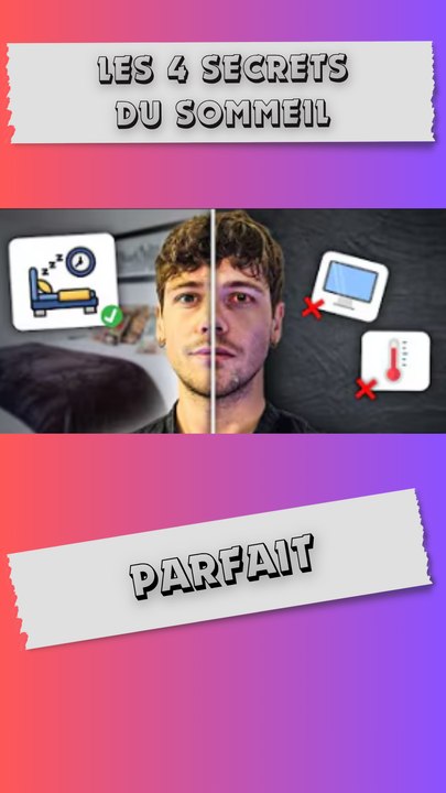 👉 Les 4 secrets du sommeil parfait !