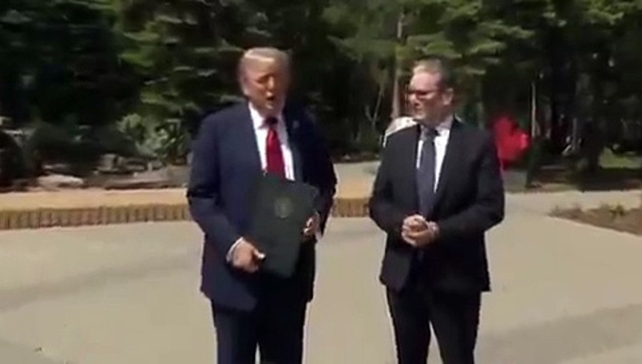 Trump, Starmer, acordo