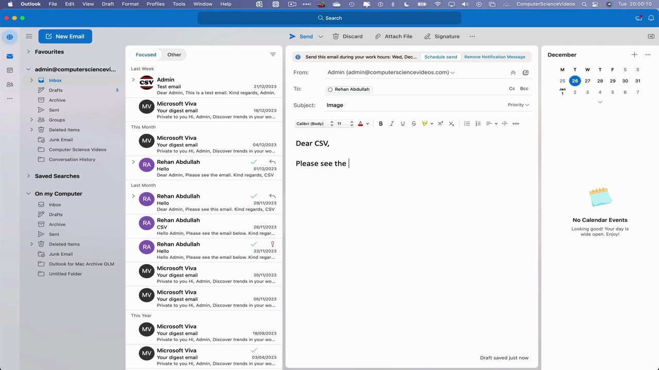How to Insert an Image into Your Email in the New Outlook on Mac