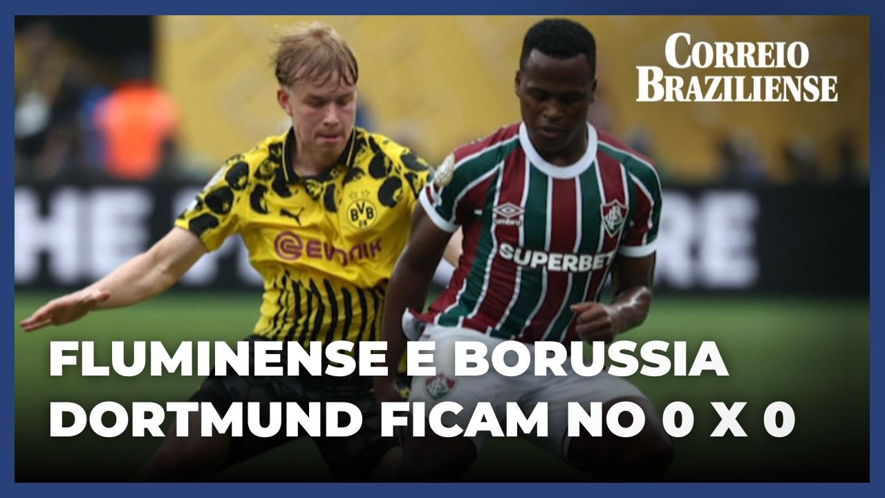 Fluminense domina Borussia Dortmund, mas não sai do zero em estreia na Copa
