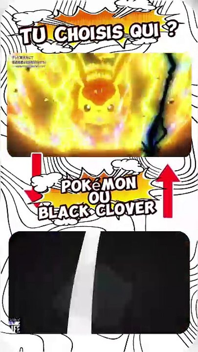 Pokémon ou Black Clover !!
