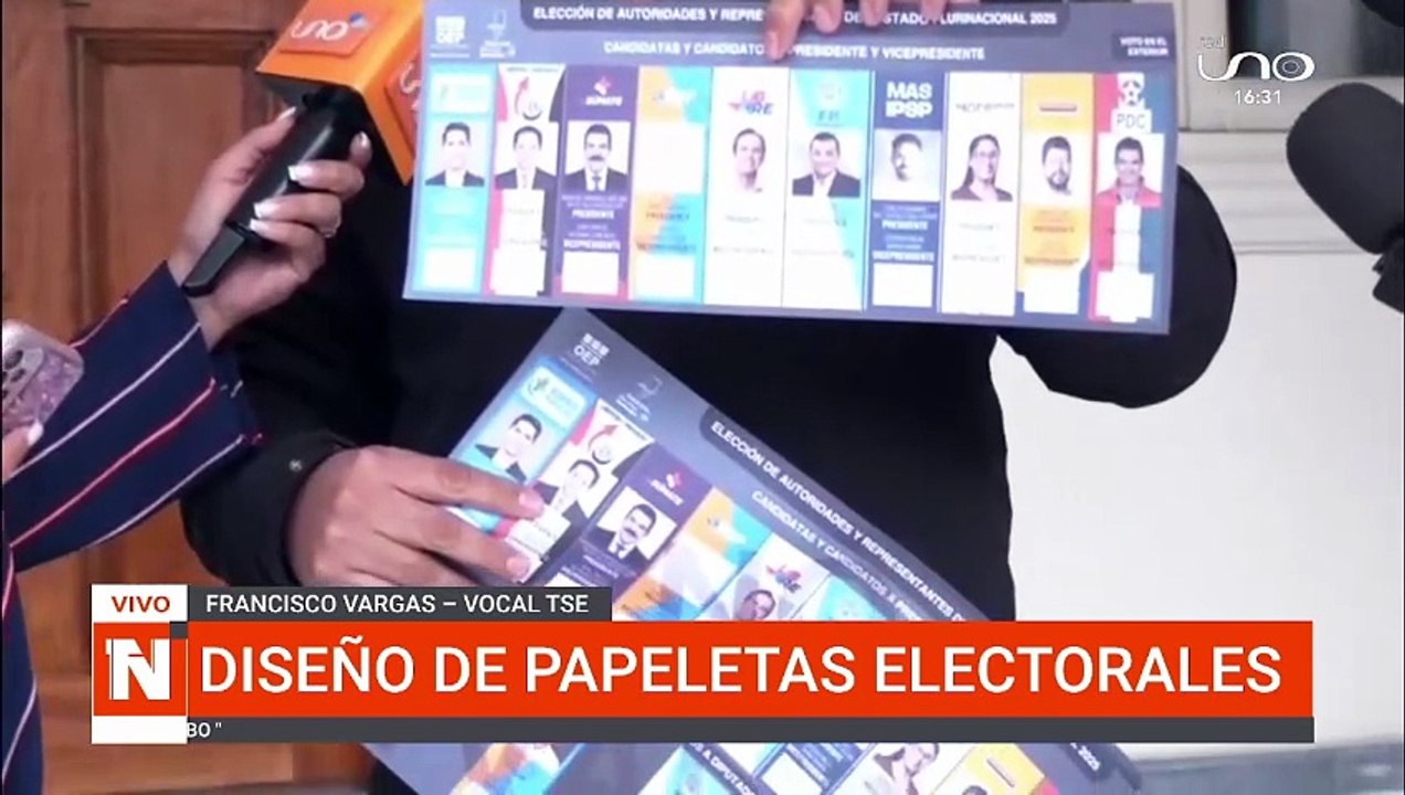DISEÑO DE PAPELETAS ELECTORALES