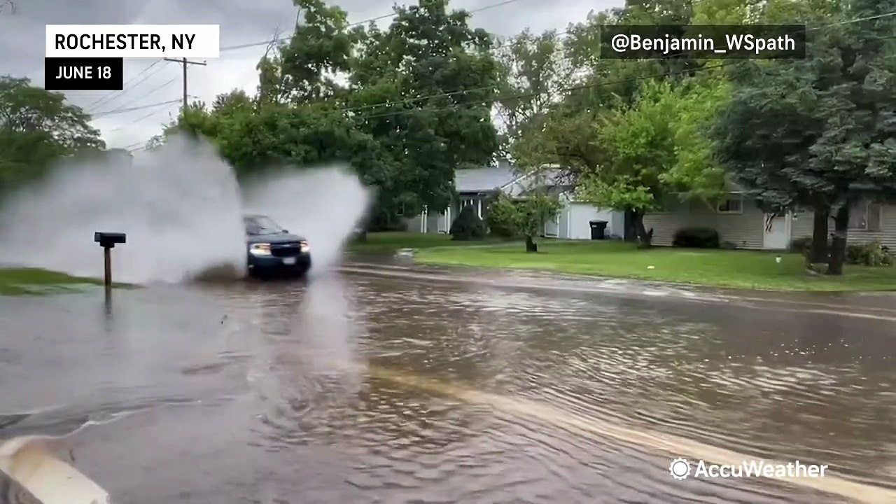 Drenching storms cause flooding in the Northeast