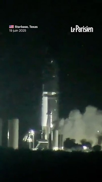 Explosion spectaculaire d'une fusée Starship de Space X
