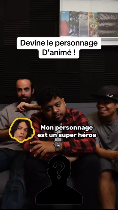 Devinez les personnages !