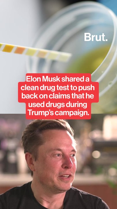 Elon Musk shares clean urine drug test on X