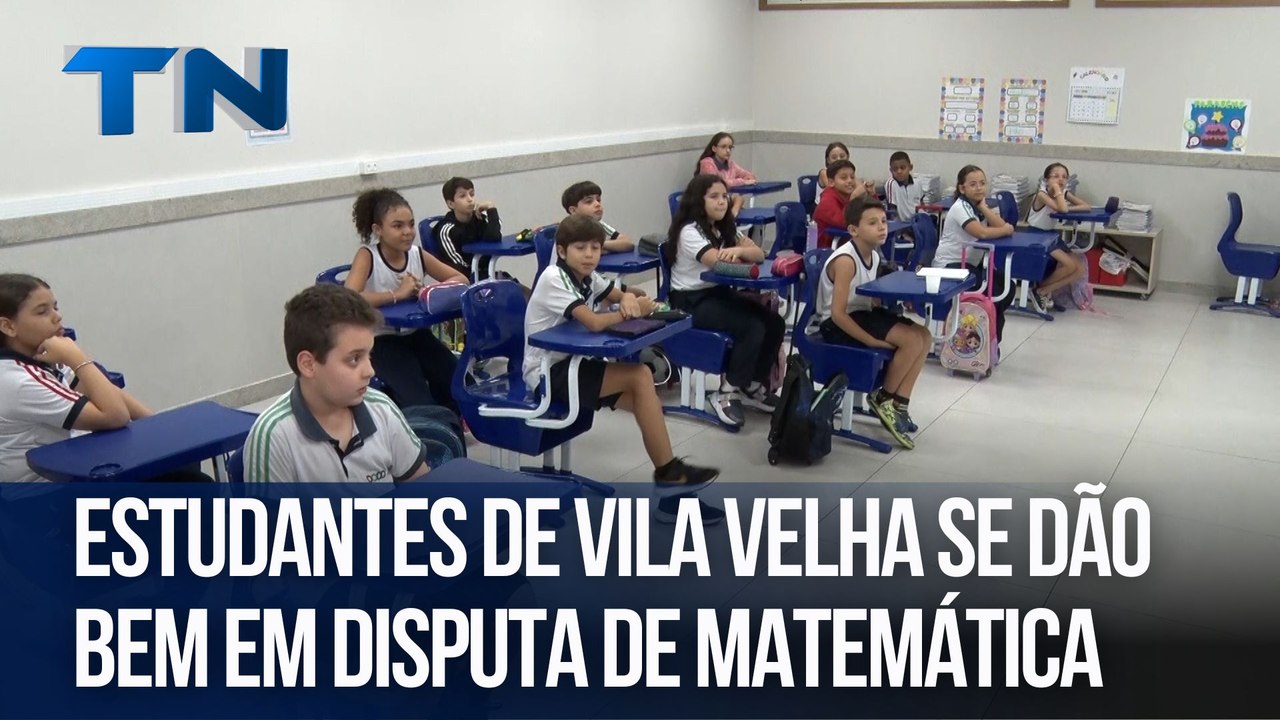 Estudantes de Vila Velha se dão bem em disputa de Matemática