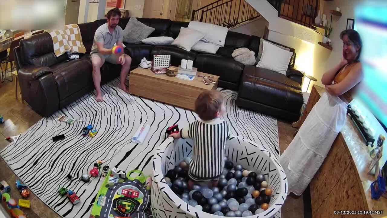 One-Year-Old Boy Throws Spirals