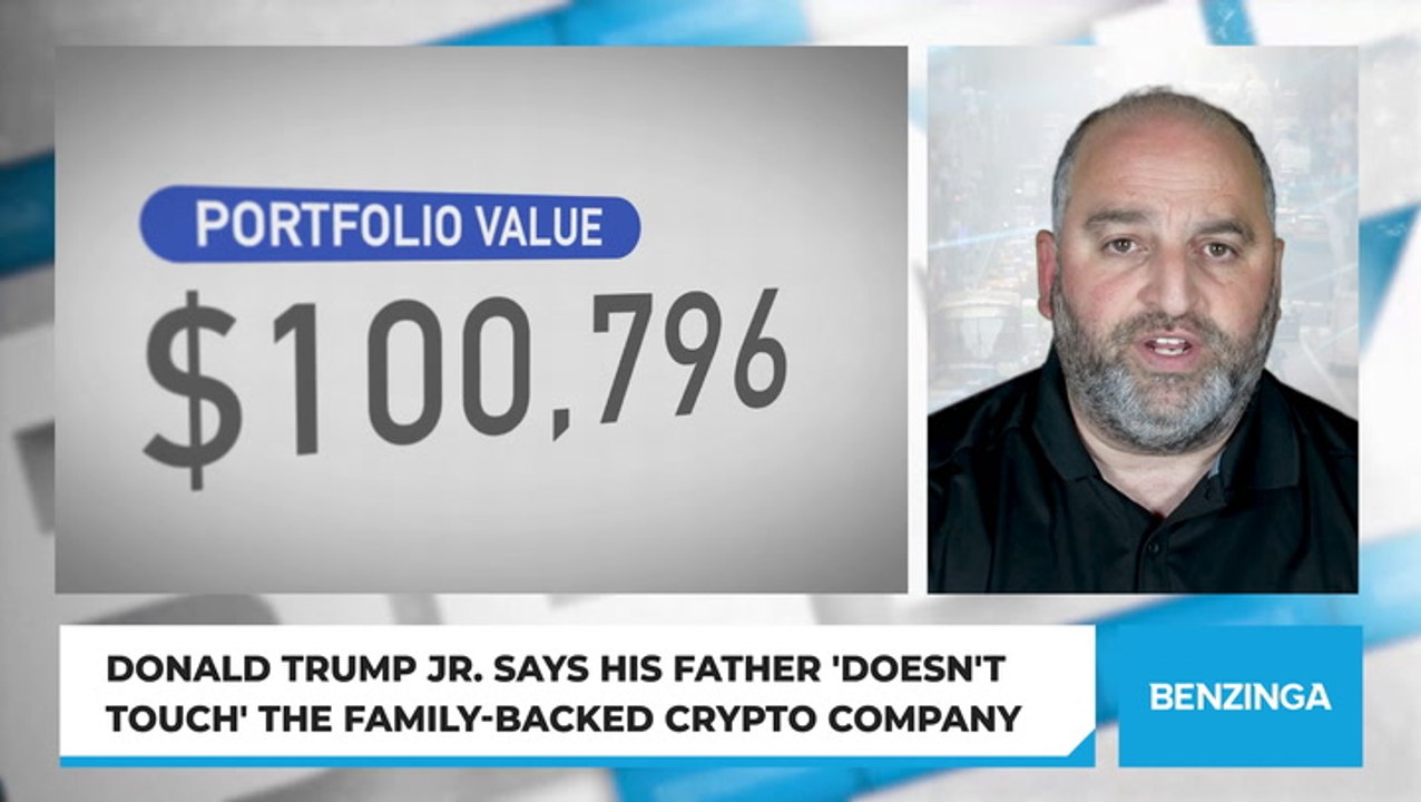 Donald Trump Jr. Says His Father 'Doesn't Touch' The Family-Backed Crypto Company
