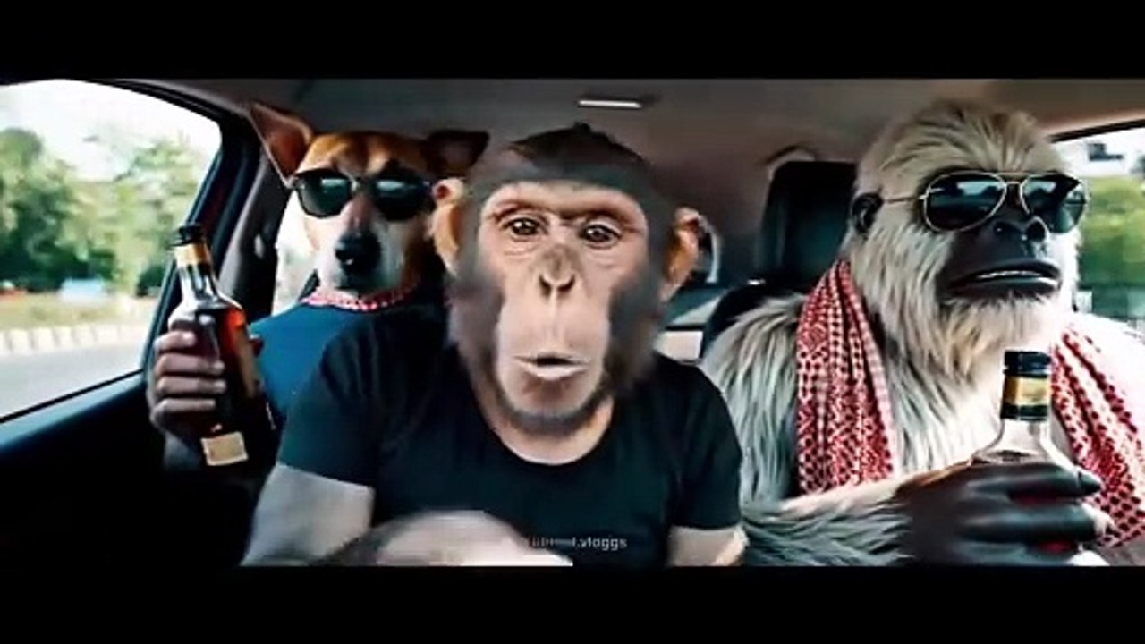 Monkey Vlogs a Party in Bihar, Gets Caught by Police! 🚓