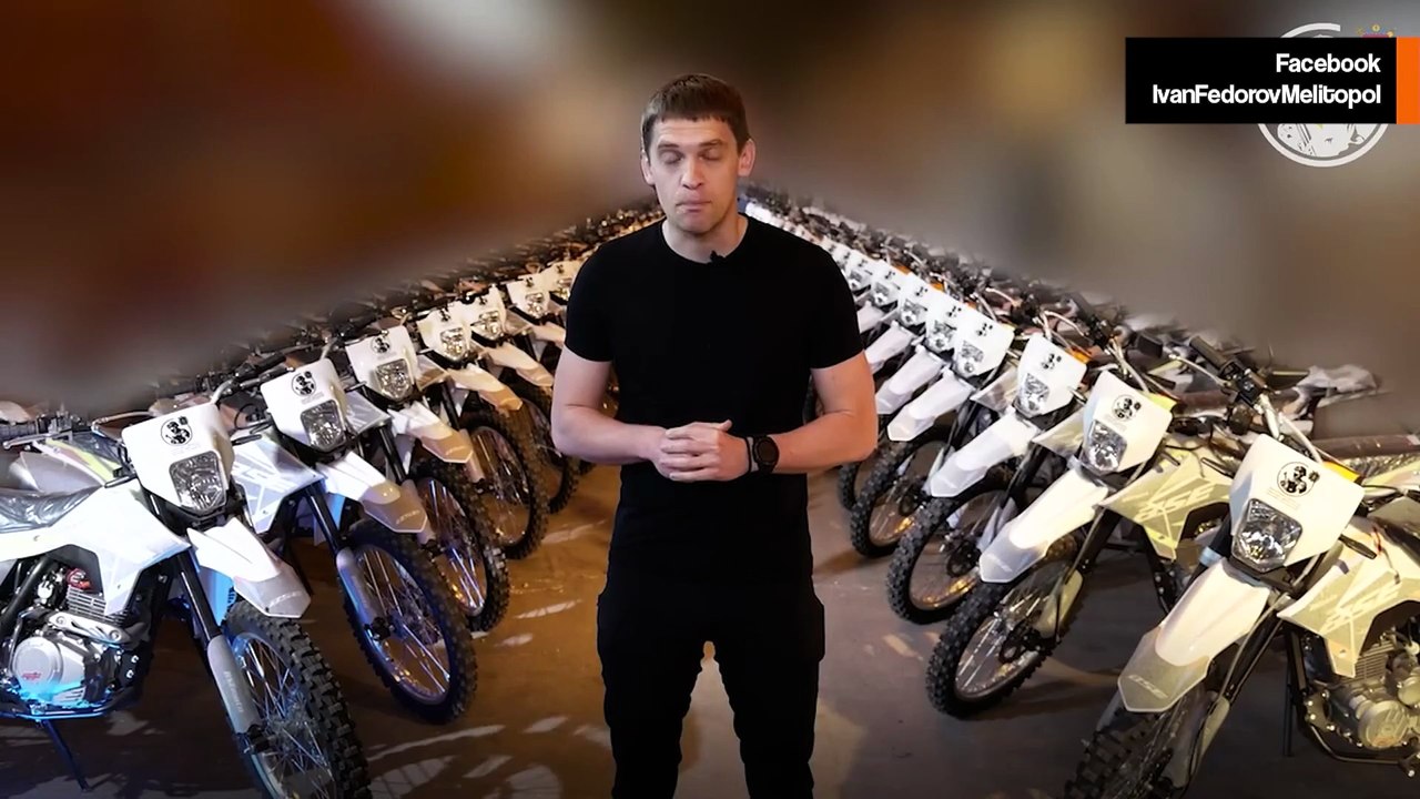 動画：ウクライナ、55台の軍用バイクで旅団を強化