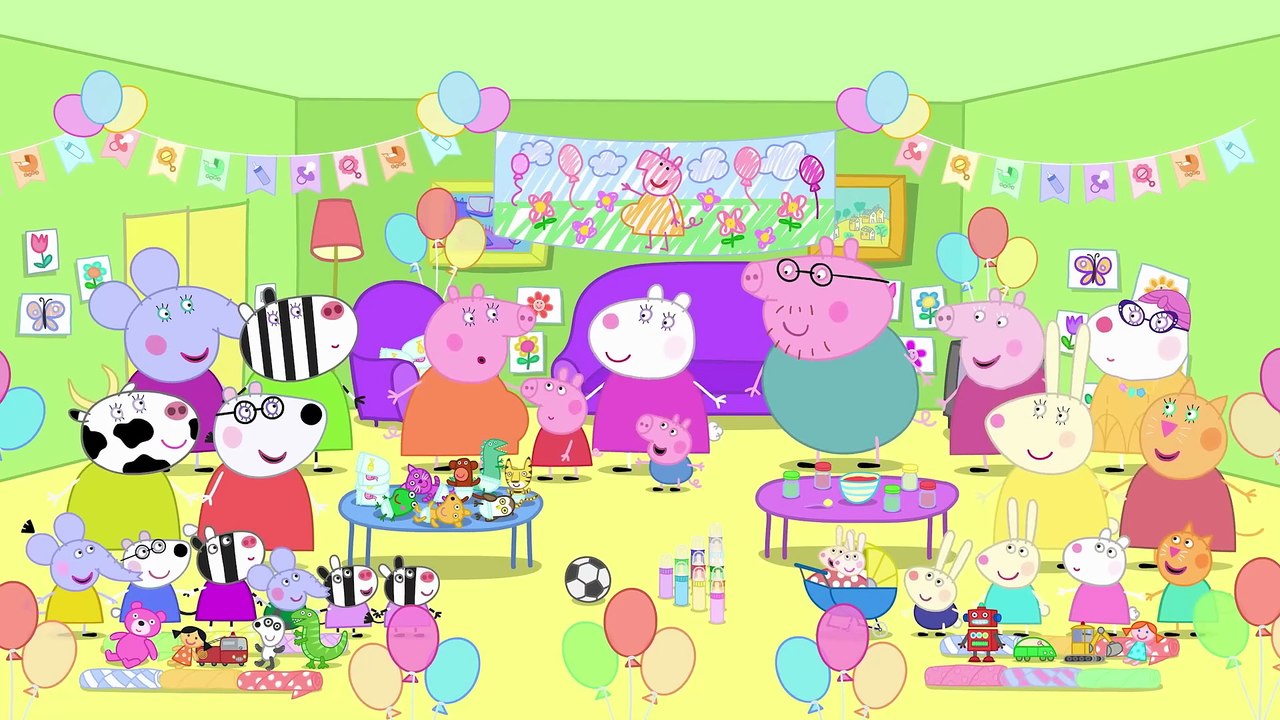 Peppa Pig Tales 🧸 The Baby Shower 🍼 BRAND NEW Peppa Pig Videos