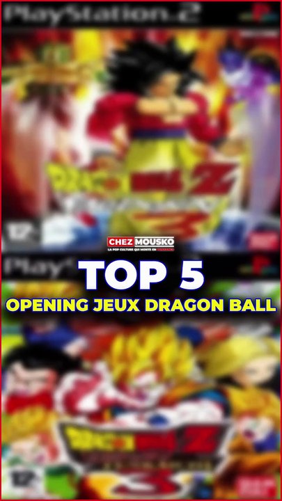 Mon Top 5 - Openings Jeux Dragon Ball