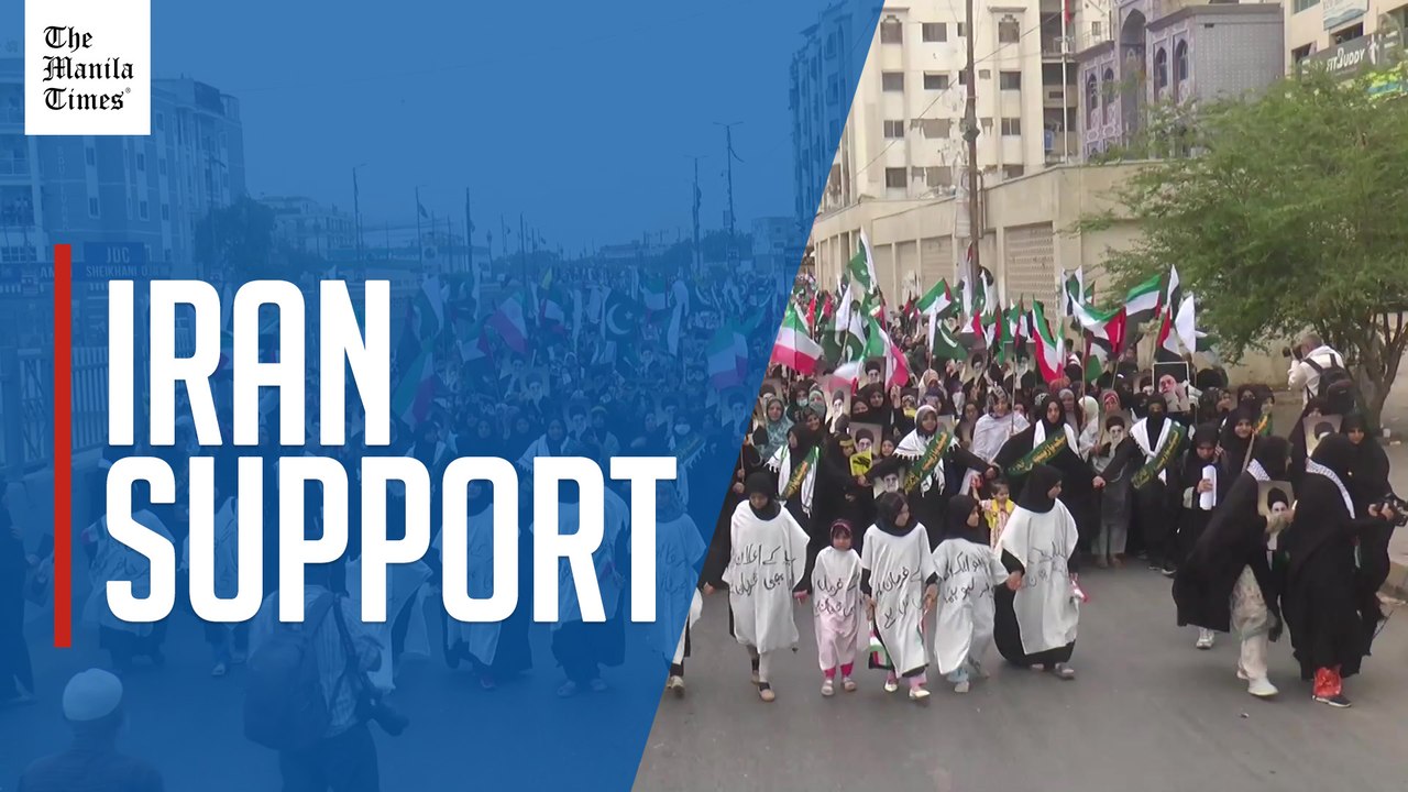 Shiite Muslims in Pakistan protest against US strikes on Iran