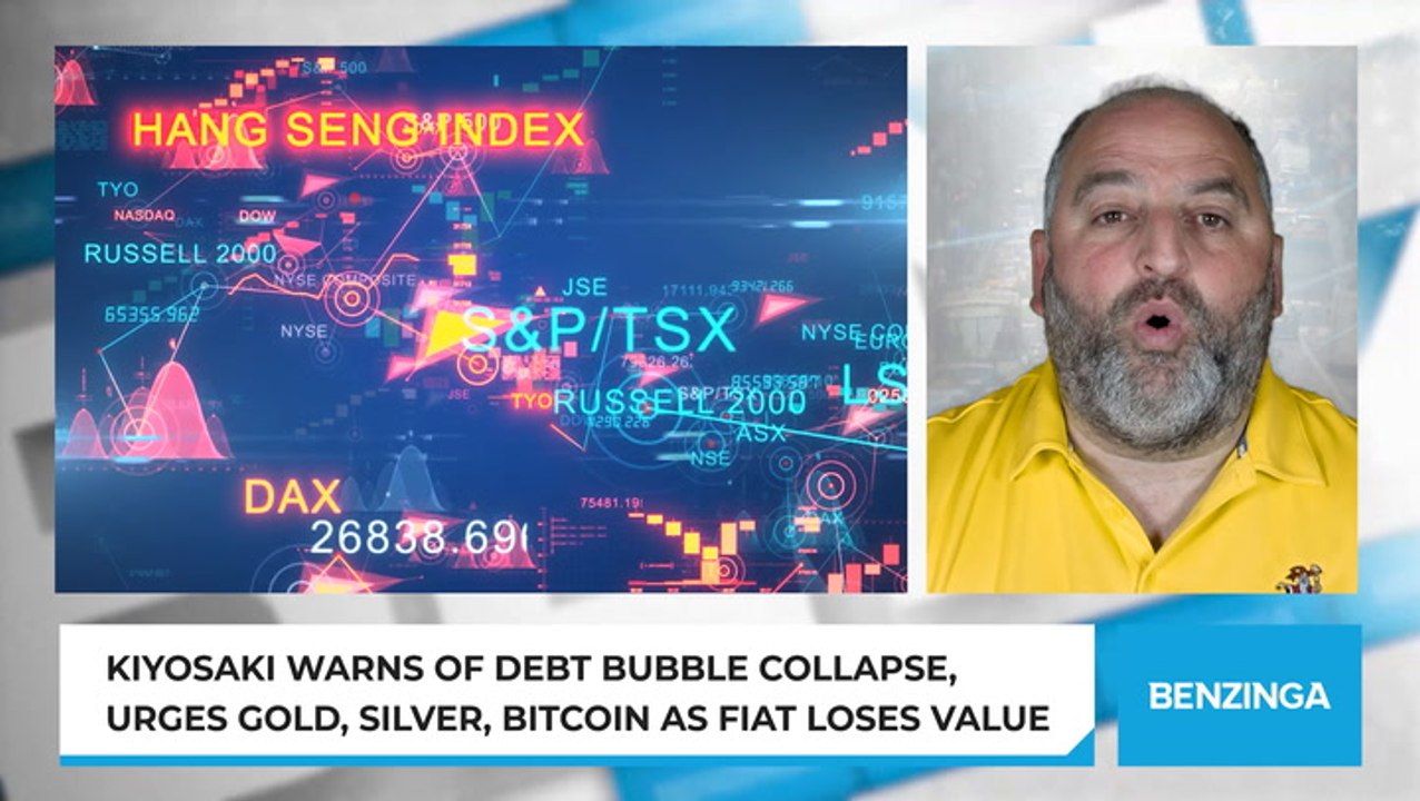 Kiyosaki Warns of Debt Bubble Collapse, Urges Gold, Silver, Bitcoin as Fiat Loses Value
