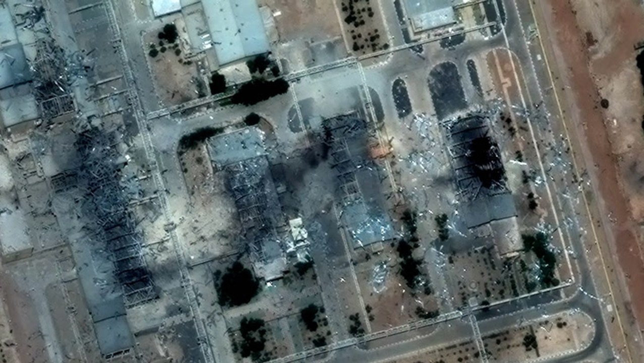 Satellite images show damage at Iran's nuclear facilities after US strikes