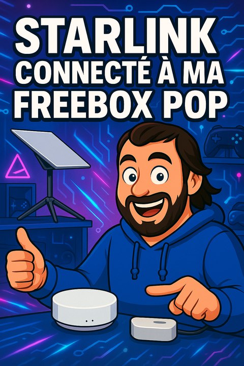 La Freebox Pop en point d'acces starlink 😱