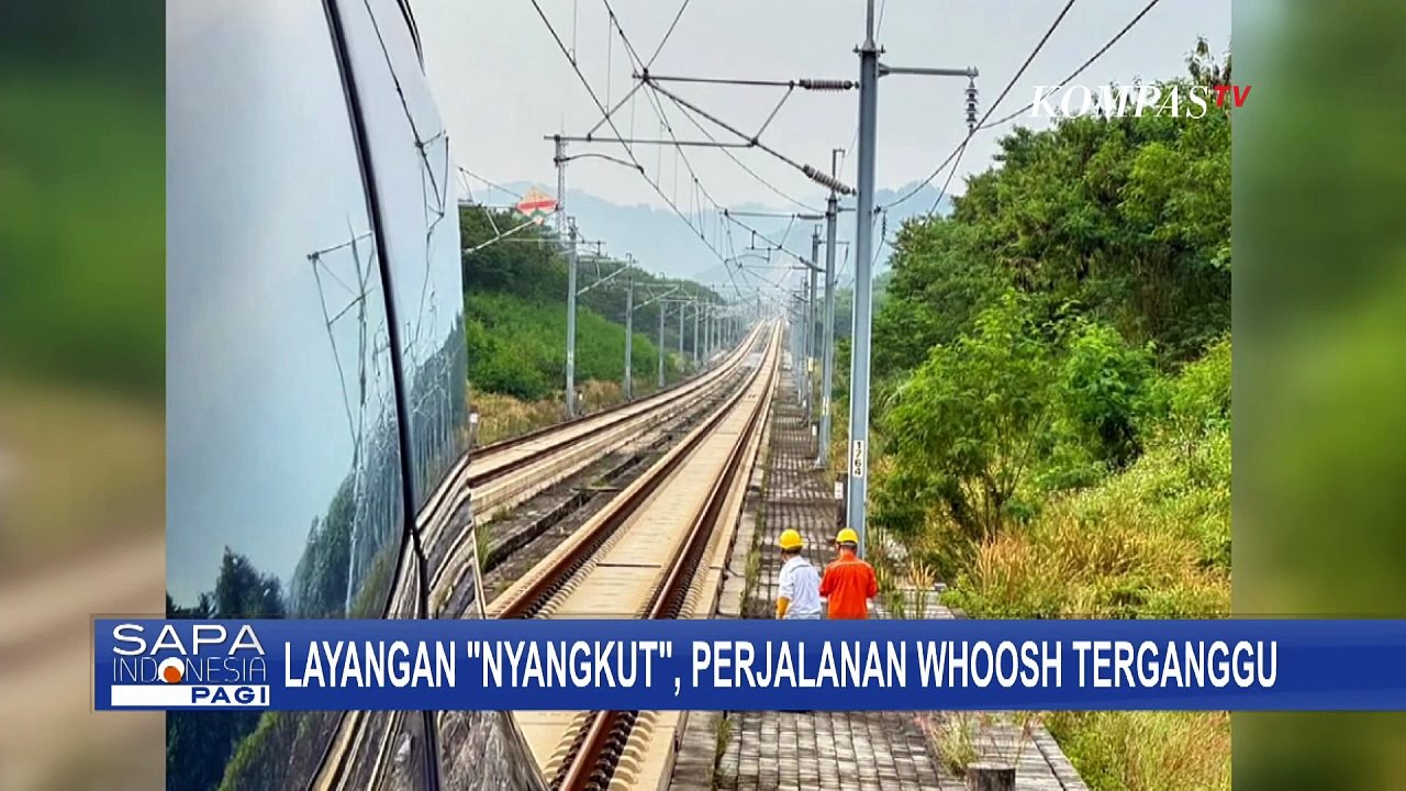 Layangan Tersangkut di Jaringan Listrik, Kereta Cepat Whoosh Terlambat 50 Menit
