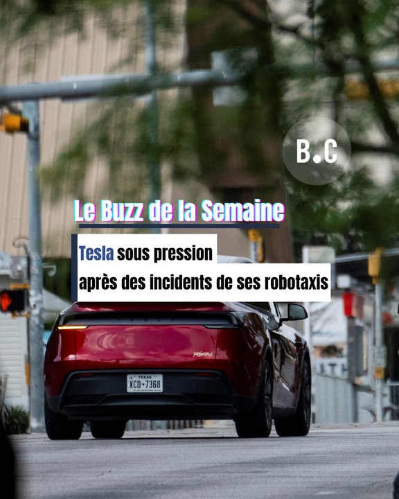 Tesla sous pression après des incidents de ses robotaxis