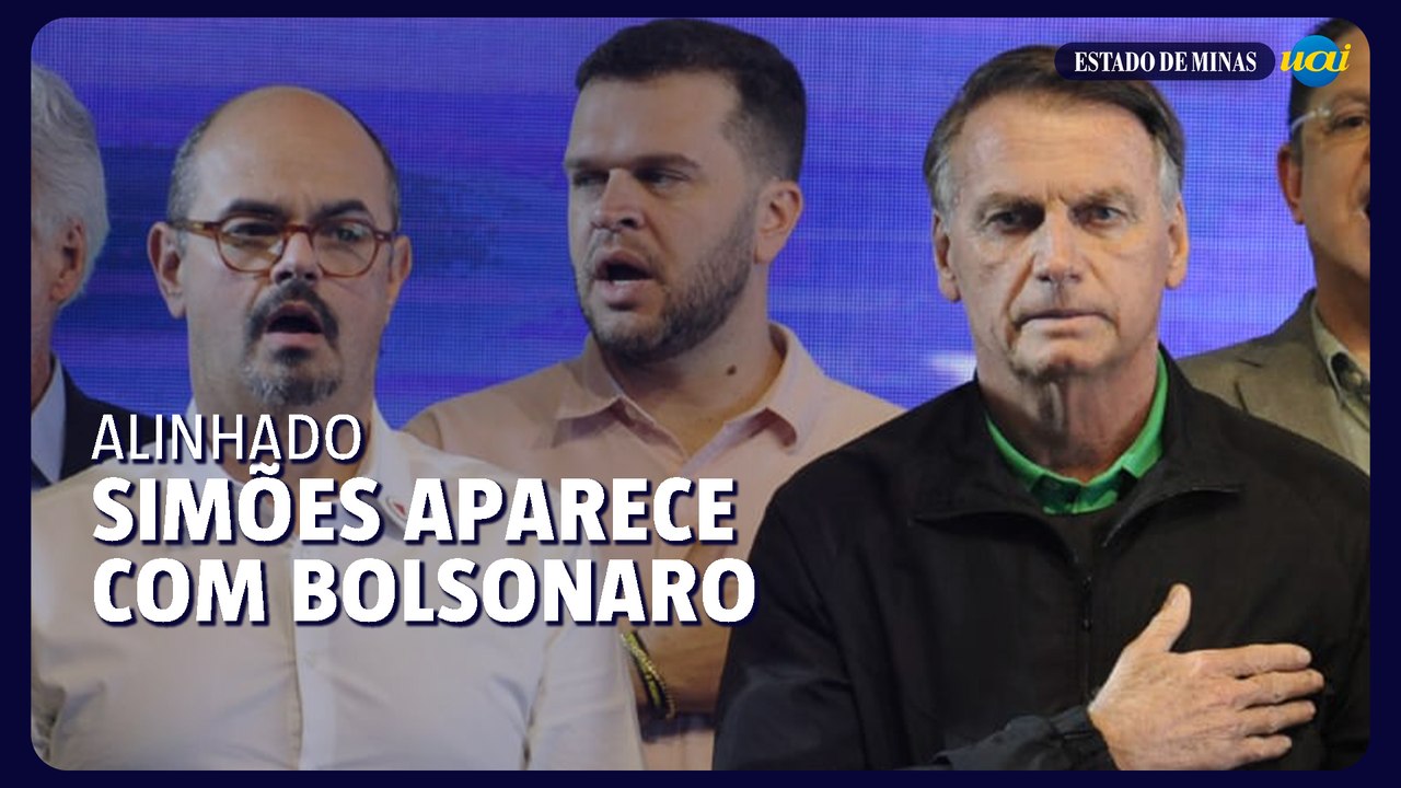 Simões ao lado do Bolsonaro no encontro do PL