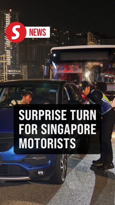 Rude shock for Singaporean drivers