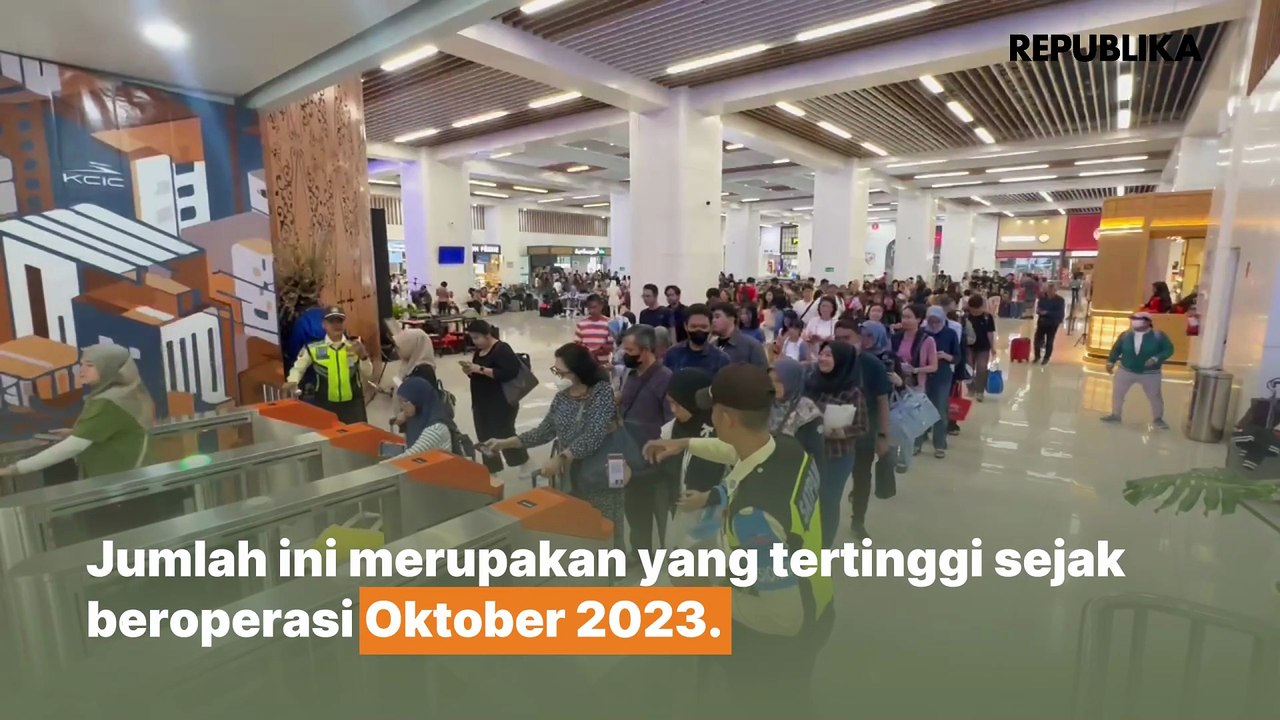 KCIC Catat Rekor Penumpang dalam Sehari