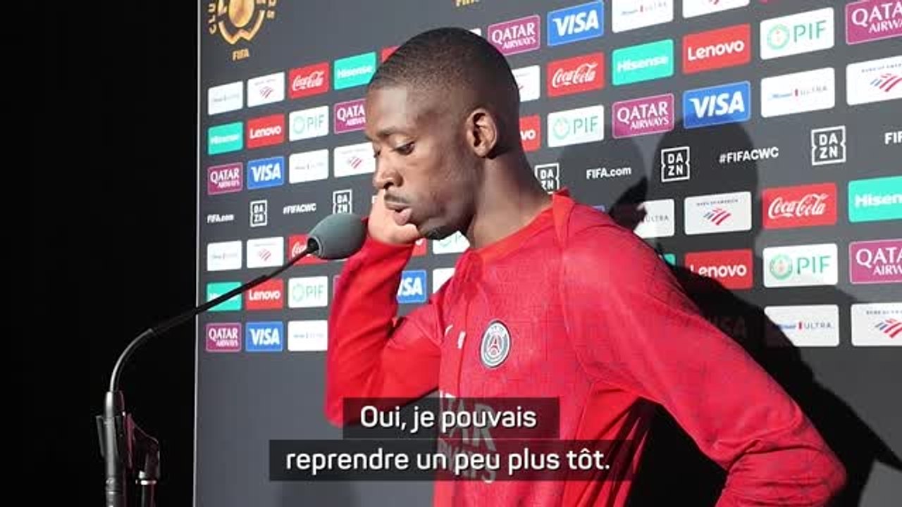 PSG - Dembélé : "Je reviens pour les bonnes choses"