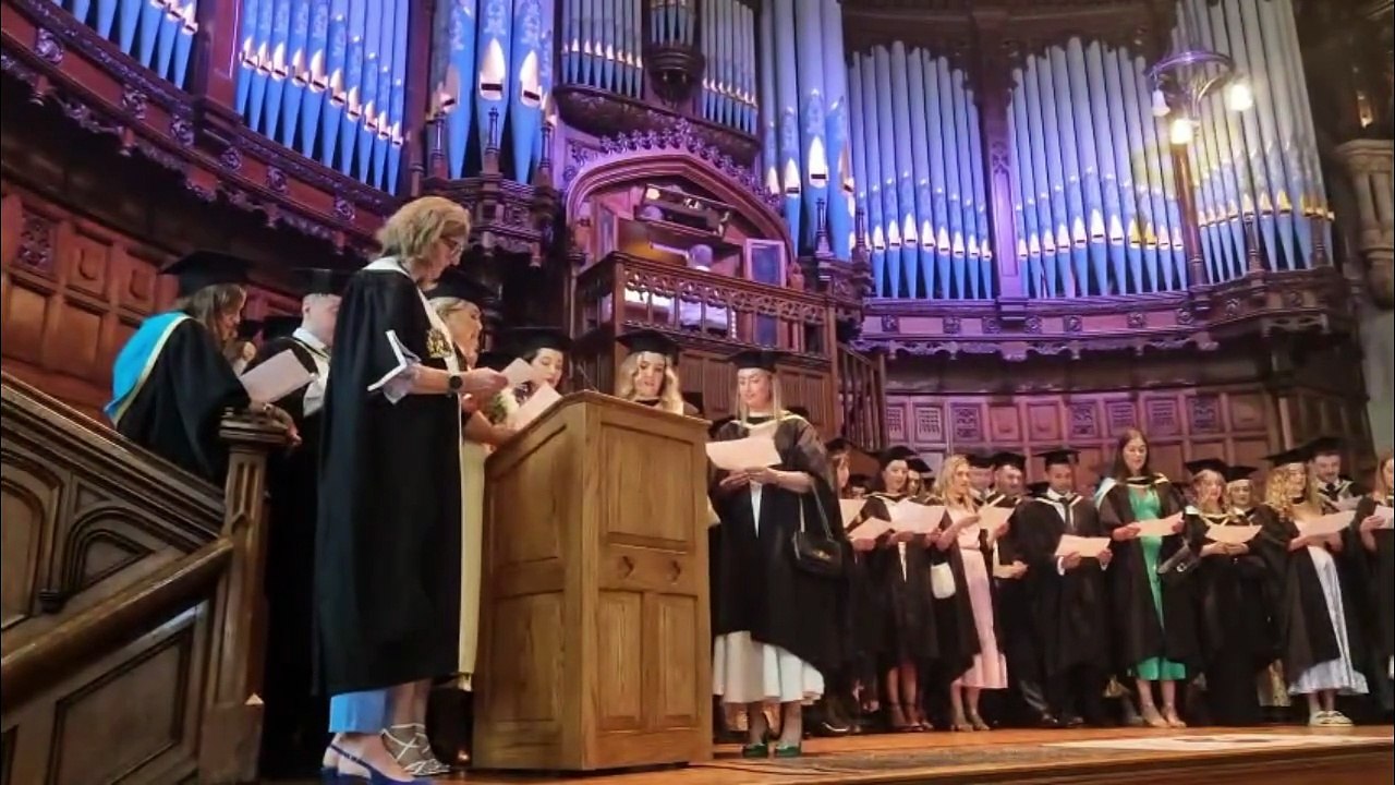 History made as Derry’s first cohort of Medical School graduates recite medical oath after rapturous applause