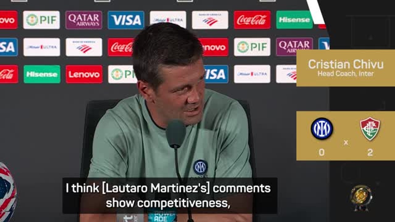 Chivu defends Lautaro Martinez outburst