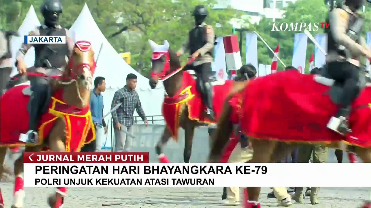 [FULL] Kemeriahan Peringatan Hari Bhayangkara ke-79 di Monas Jakarta, Dihadiri Prabowo-Gibran