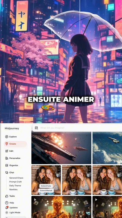 Midjourney Vidéo est là