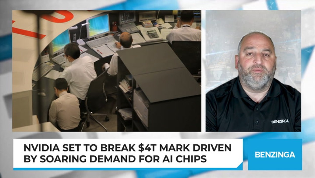 Nvidia Set to Break $4T Mark Driven by Soaring Demand for AI Chips