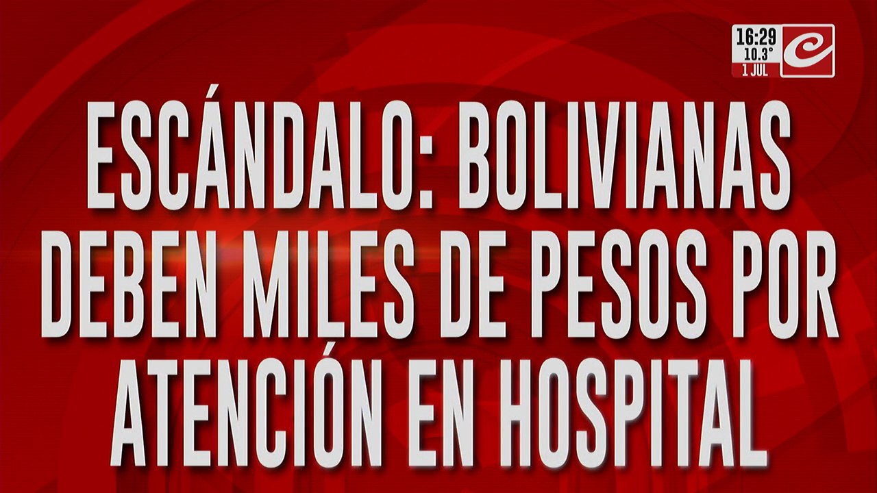 Escándalo: bolivianas deben miles de pesos por atención en hospital salteño